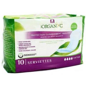 Organyc Almohadillas Orgánicas Extra 10 Para Pérdidas de Orina