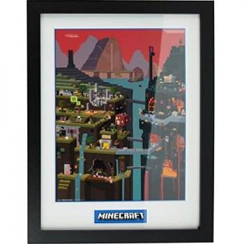 GB eye LTD, Minecraft, Monde, Fotografía enmarcada 30x40 cm
