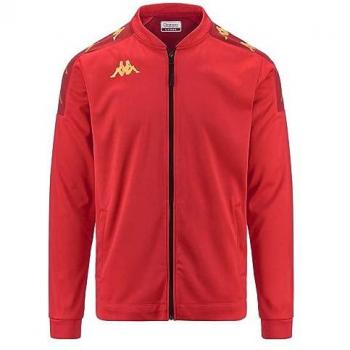 Sudadera Kappa Giullio Full Zip Roja Unisex para Niños de 6 Años