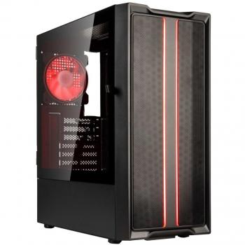 Caja ATX de vidrio templado ARGB Kolink Inspire K12 - Diseño elegante con paneles de vidrio templado, iluminación ARGB personalizable, compatible con placas base ATX/micro-ATX/mini-ITX, espacio para
