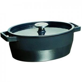 Pyrex Slow Cook - Cacerola De Hierro Fundido Oval, 33 Cm, 5,8 L
