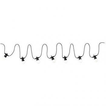 Cadena de luces LED Paulmann Plug & Shine IP44 3000K, 7 lámparas, 24V, 6.8 m