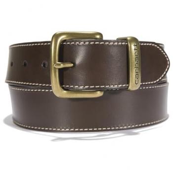 Cinturón de cuero Carhartt para jeans, color marrón, talla 38