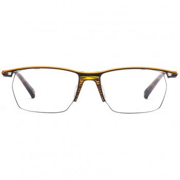 Etnia Barcelona Le Mans BKOG Men's Eyeglasses Orange Size 53 - Frame Only, Blue Light Block Available