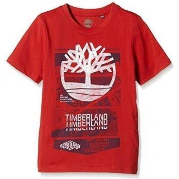 Timberland - Tee-Shirt Manches Courtes Garcon,  pack, Camiseta Niños, rojo