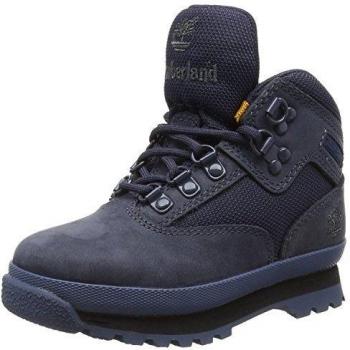 TimberlandEuro Hiker Lthr/Fabr - botas clÃ¡sicas de caÃ±a baja botas NiÃ±os-NiÃ±as, Azul - azul