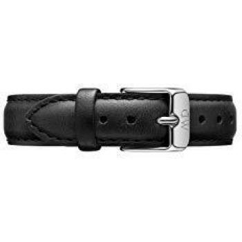 Pulsera de Cuero Daniel Wellington Petite Sheffield Plata 14 mm