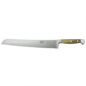 Cuchillo para Pan Güde Alpha Olive 32 cm, Acero Inoxidable, Mango de Olivo, Hecho a Mano en Alemania