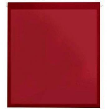 Blindecor Liso - Aure “SIN HERRAMIENTAS”. Estor enrollable Traslúcido, rojo burdeos, 140X180 cm