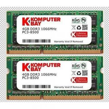 Komputerbay KB_8GB_2X4GB_DDR3_SO1066_2 - Módulos de memoria 8GB