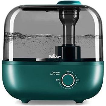 BEAR Top-Fill Humidificador 5L de Aromas, 28dB Ultra Silencioso para Bebés y Plantas, 35 Horas de Funcionamiento