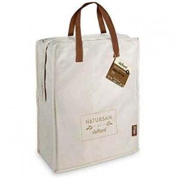 Cubrecolchón Acolchado MAX Algodón de Velfont - Blanco, Cama de 135x182/190cm