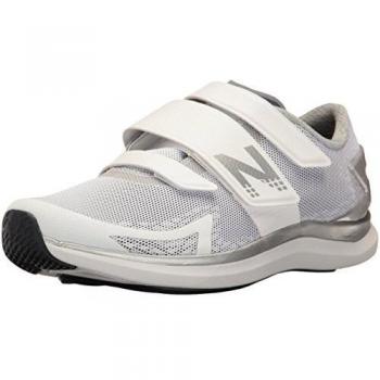 New Balance WX09WH, Zapatillas de Ciclismo para Mujer, White/Grey, 38 EU