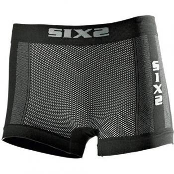 SIX2 Boxer Underwear Black Carbon-XL, Unisex Adulto