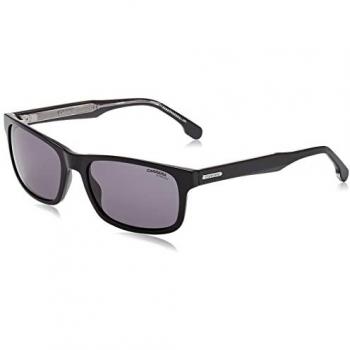 Carrera 299/S Men's Rectangle Sunglasses - Black and Grey, One Size