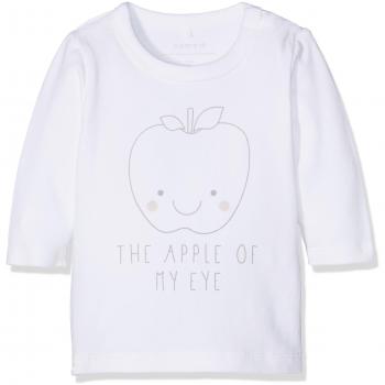 NAME IT Nitulle Ls Top Box Mznb, Suéter Unisex Bebé, Blanco