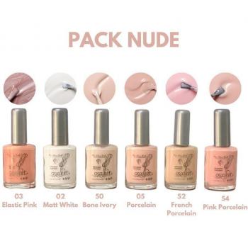 Pack Nude Esmaltes de Secado Rápido 15ml By Doribell