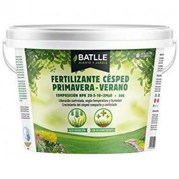 Abonos - Fertilizante Cesped Primavera-Verano Cubo 5kg - Batlle