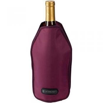 LE CREUSET WA126 Funda enfriadora para Botellas de Vino o Cava, Tejido Impermeable, Burgundy