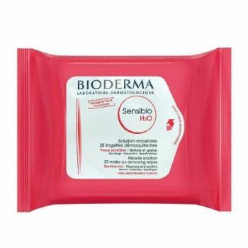 Bioderma Sensibio H2O Toallitas Limpiadoras Desmaquillantes Pieles Sensibles x25