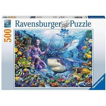 Ravensburger Puzzle 500 Pieza, Rey del Mar, Colección Fantasy, Puzzle Adultos, Rompecabezas Ravensburger de Alta Calidad