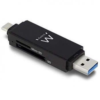 Ewent EW1075 Lector de Tarjeta USB 3.2 Gen 1