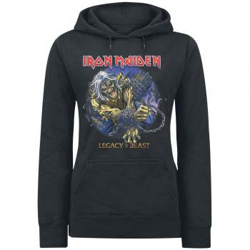 Iron Maiden Eddie Chained - Legacy Sudadera con Capucha Negro S