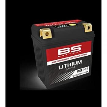 BS BATTERY - Batterie moto 12V Lithium Ion BSLi-01 Sans Entretien