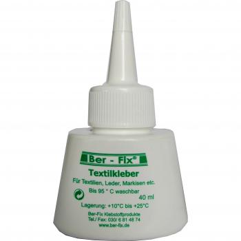 BER-Fix pegamento para tela lavable a 95° resistente a planchado a 180° sin planchar