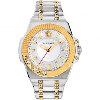Versace Men's Chain Reaction 45mm Quartz Watch