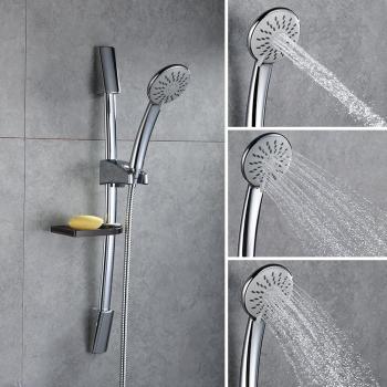 Desfau Ducha con barra Conjunto de ducha con barra Set de ducha Sistema de ducha Columna de ducha Acero inoxidable