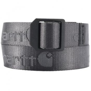 Cinturón Carhartt Nylon Webbing Ladder Lock para Hombre, Gris, Talla M