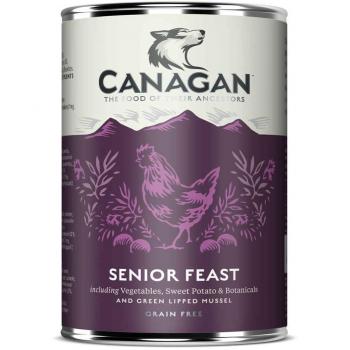 Canagan Festín Senior de Pavo y Pollo Campero - Comida Húmeda para Perros 400g