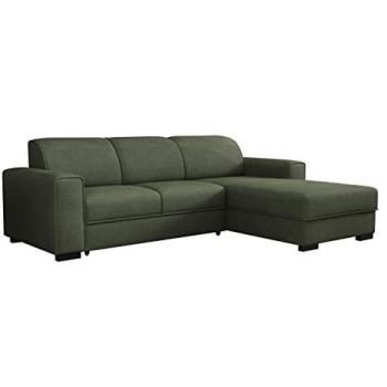 Sofá rinconero Columbus 186 con función de descanso y caja de ropa de cama, 260 x 90 x 182 cm