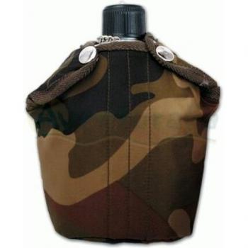 Crossnar Cantimplora de 0,75L en Aluminio con Funda Color Camuflaje Aventuralia 39043