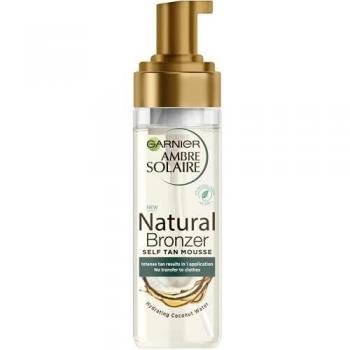 Garnier Ambre Solaire Mousse Autobronceador Natural Hidratante para Cara y Cuerpo 200 ml