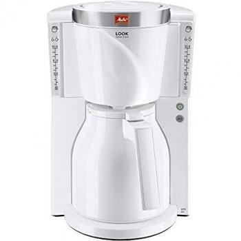 Melitta Look IV Therm Selection Cafetera de filtro eléctrica blanca de 8 tazas