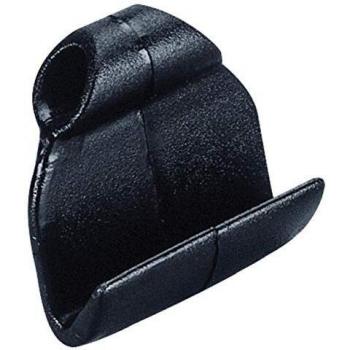 Nuova Rade Petit Crochet pour taud, 40x40mm, pour Sandow MAX. Ø8mm, Noir