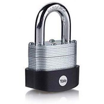 YALE Candado Laminado Arco Corto 50 mm