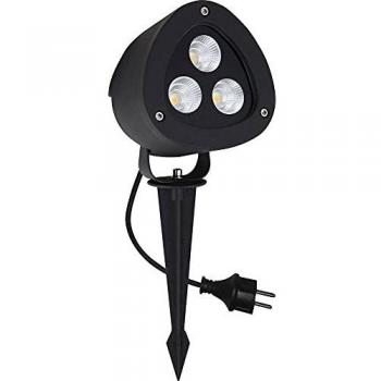 Foco LED Jardín 20W con Pica de Antracita - Megatron Gartia L