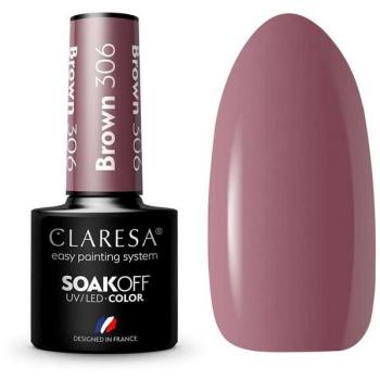 Claresa UV LED Nail Polish Collection Hybrid Manicure Soak Off Brown Color 5ml