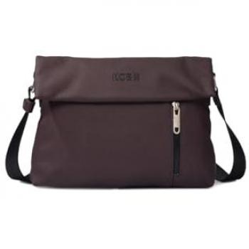 Bandolera Antirrobo Pequeña de Mujer KCB Strong | Diseño Compacto y Resistente | Seguro | Ideal para Uso Diario | Asas Ajustables | 100% Vegano | Color Marrón