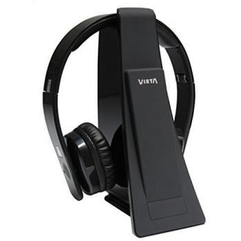 Vieta VHP-WT400BK - Auriculares de diadema cerrados, compatible con TV, color negro