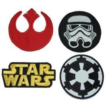 Juego de parches bordados de Star Wars, diseño de Orden Jedi y Soldado Imperial