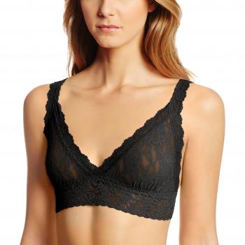 Hanky Panky Women's Signature Lace Crossover Bralette - Black, M