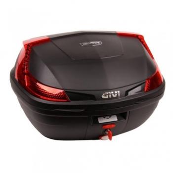 Baúl Givi B47 Blade 47 litros Monolock - Negro Rojo