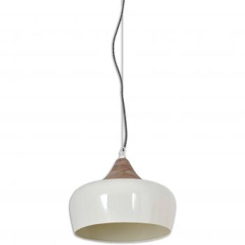 Lámpara Colgante Jaipur de Metal y Materiales Naturales E27, 110 cm de Altura, 30x30 cm