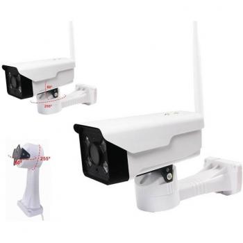 Cámara IP Exterior HD 1080p Inalámbrica con LED IR, LAN y Micro SD Robotizada