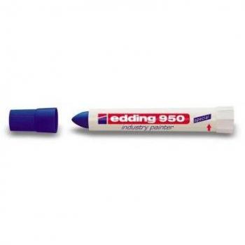 Edding Rotulador Permanente 950 Azul 1 mm (Paquete de 10 Unidades)