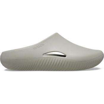 Zuecos unisex Crocs Mellow Recovery Clog gris claro - Talla 38-39 - Piel